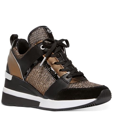 michael kors studded wedge sneakers|macy's Michael Kors wedges.